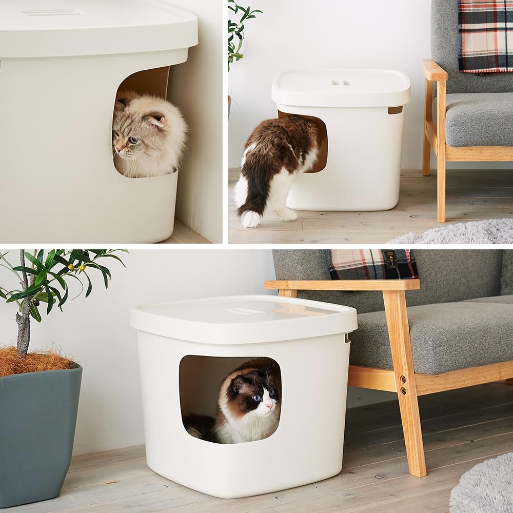 Cubana(クバーナ) トイレ 猫 ネコ ねこ 大型 大きい カバー 本体 飛 Amazon | 【OFT】 Cubana(クバーナ) トイレ 猫 ネコ ねこ 大型 大きい